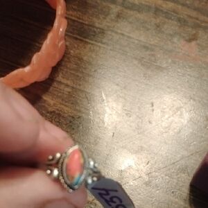 Silver Ring Opal stone Women's Ring 5 1/2